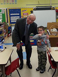 2013-Dr Gaynor at the Furnace Woods School